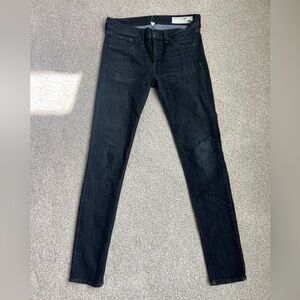 Rag and Bone Skinny Black Jeans